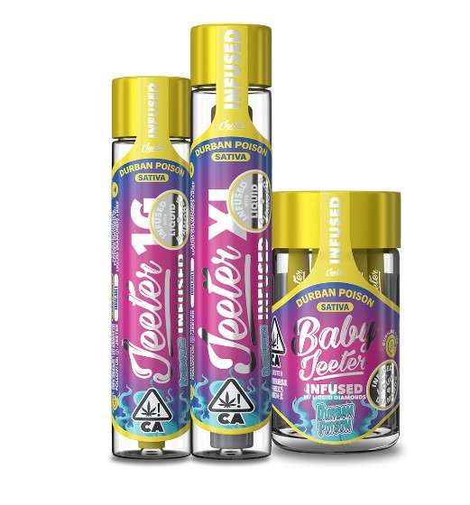 Jeeter Durban Poison Infused Pre-rolls