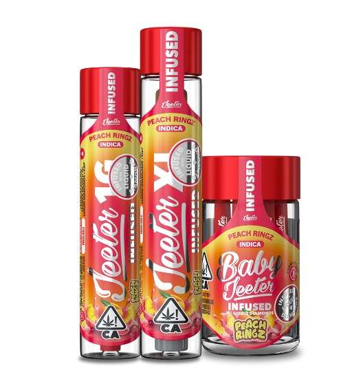 Jeeter Peach Ringz Infused Pre-rolls